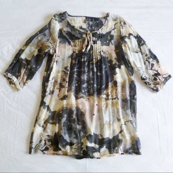 Soyaconcept Tops - LIKE NEW Soyaconcept floral tunic blouse
